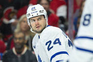 Scott Laughton is entering the final year of his deal with the Maple Leafs - Source: Imagn